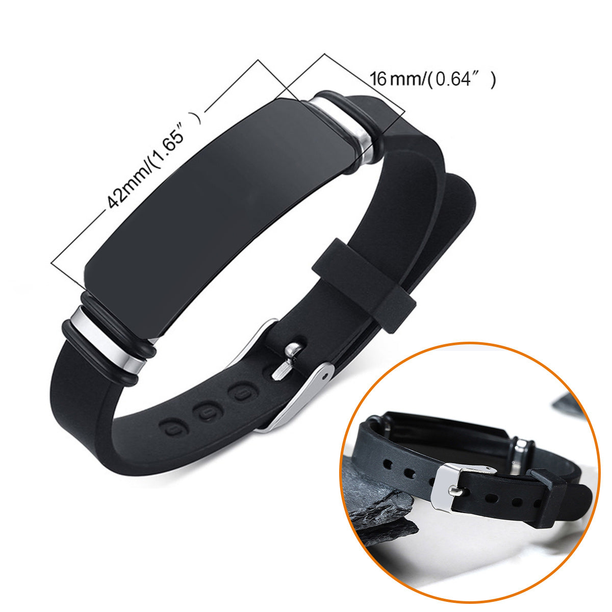 Daddy's Team - Personalized Father Engraved Bracelet