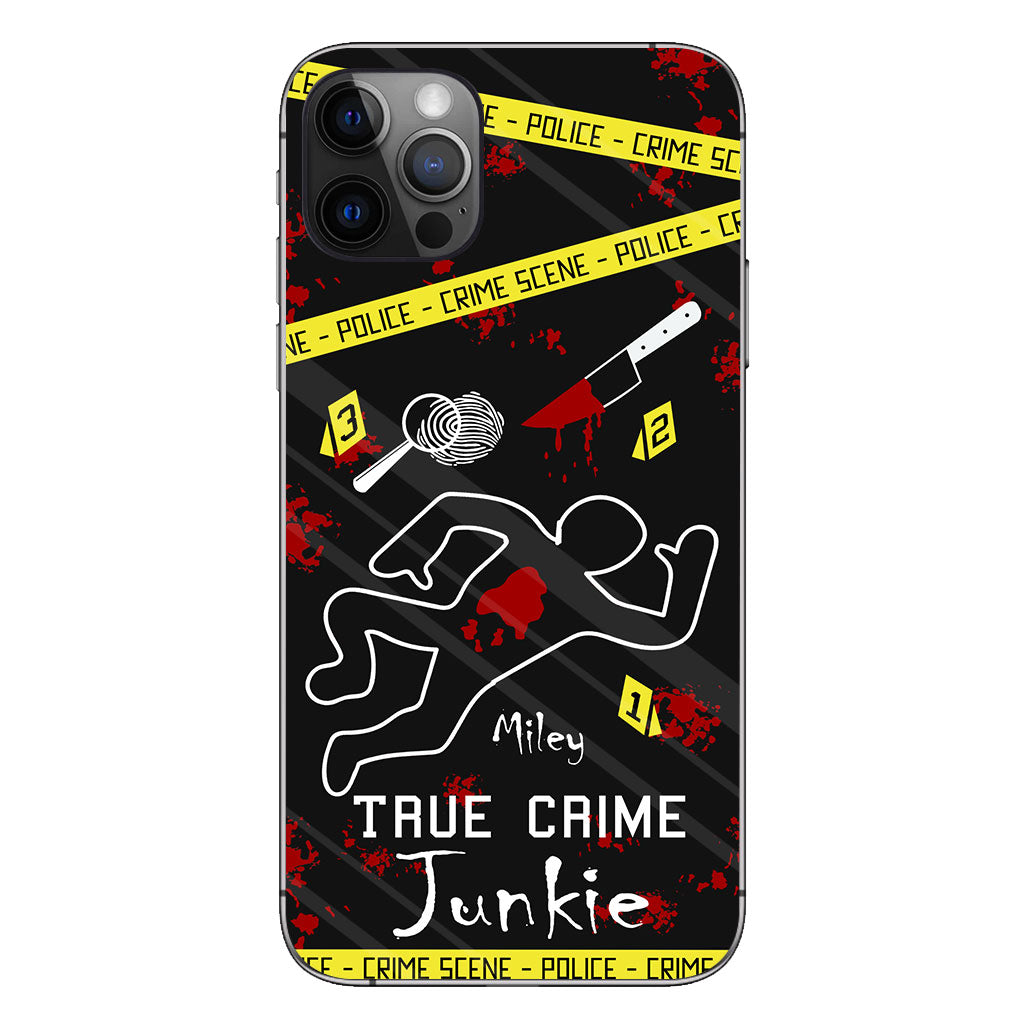 True Crime Junkie – Personalisierte Handyhülle