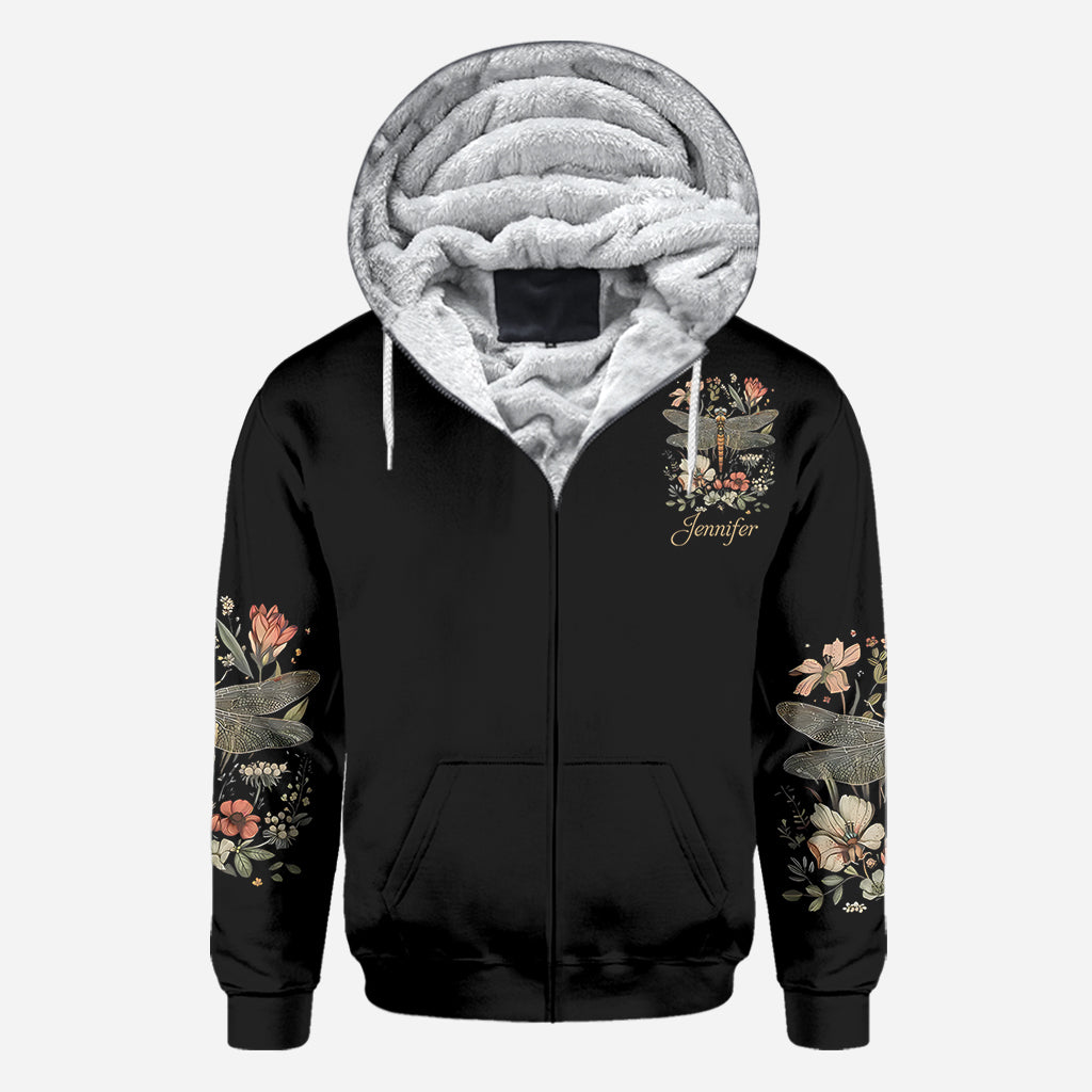 Libelle & Blumen - Personalisiertes Libellen-Shirt