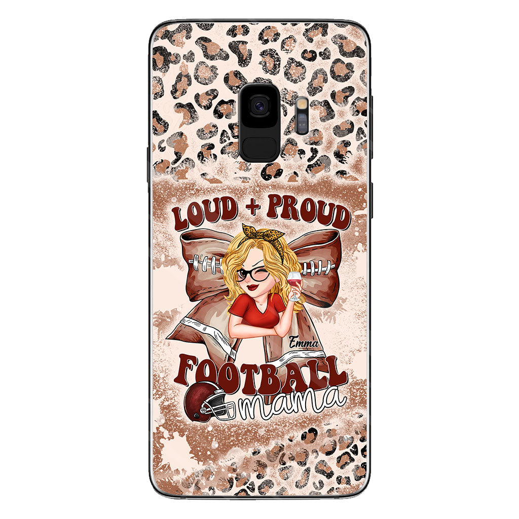 Coque de téléphone transparente personnalisée « Football Loud Proud » (Tous titres)