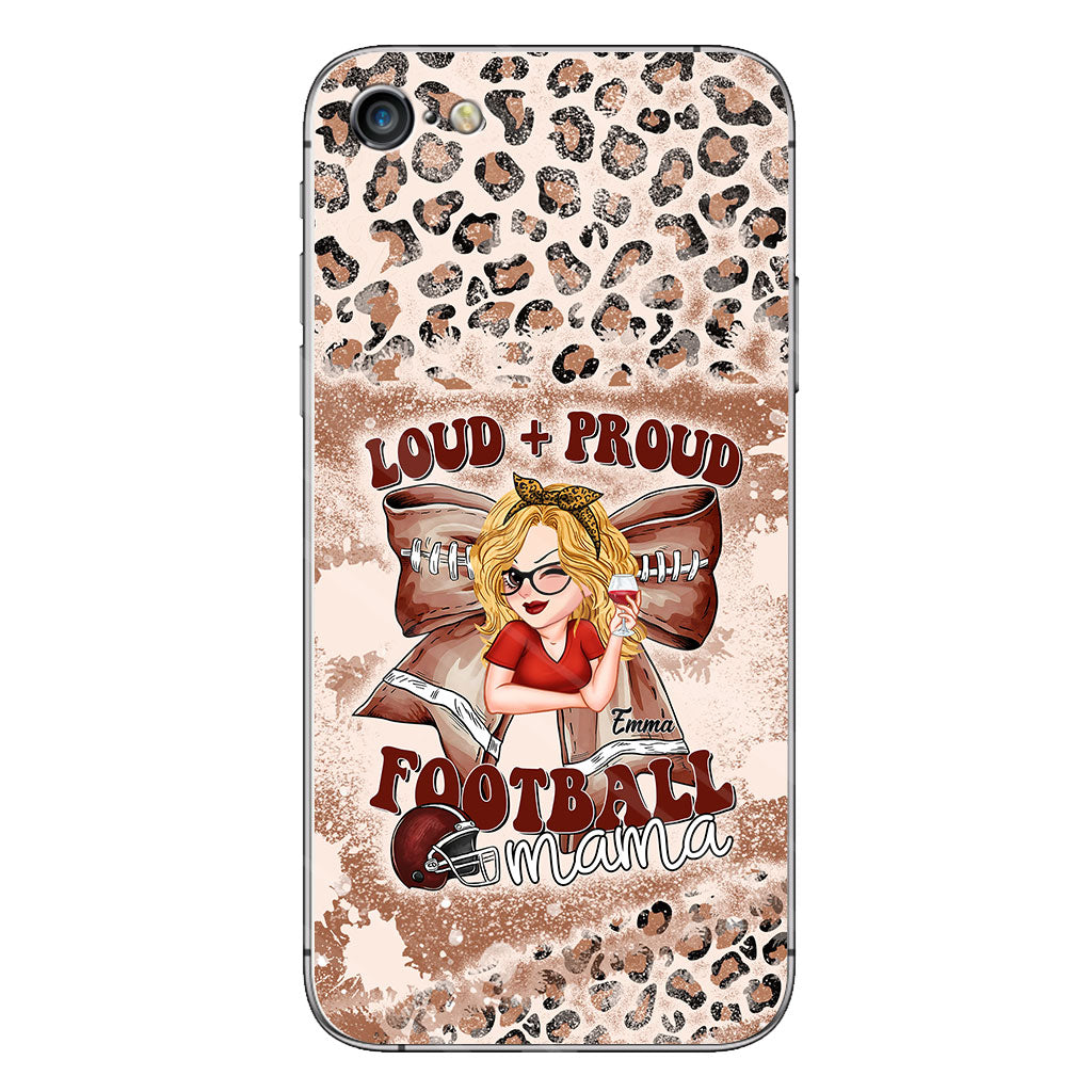Coque de téléphone transparente personnalisée « Football Loud Proud » (Tous titres)
