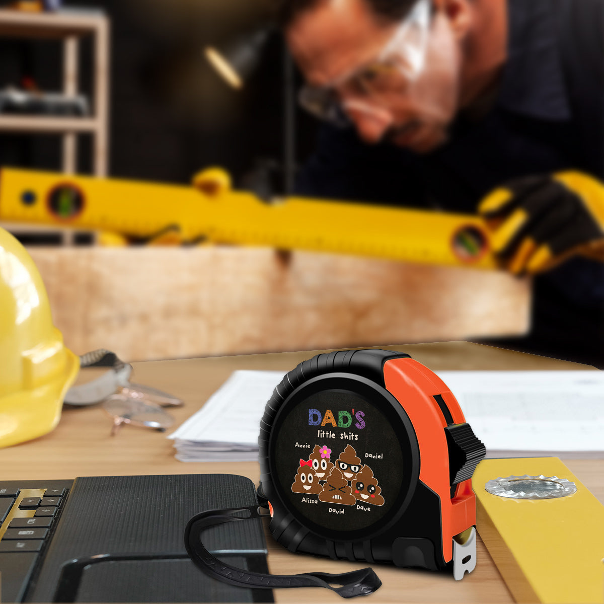 Dad's Little Cuties - Personalized Father Measure Tape