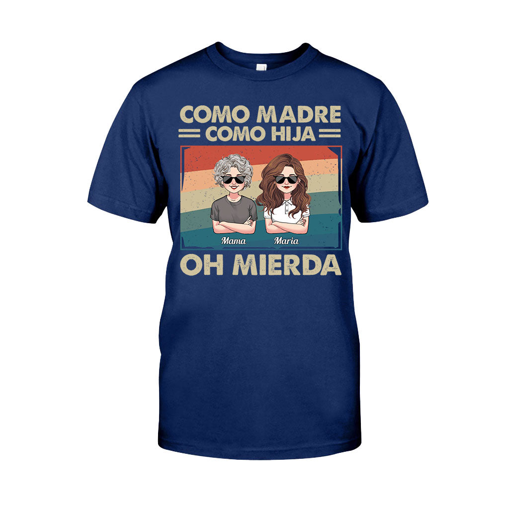 Como Madre Como Hija - Personalized Mother T-shirt And Hoodie