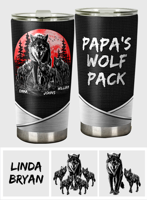 Papa Wolf - Personalized Father Tumbler