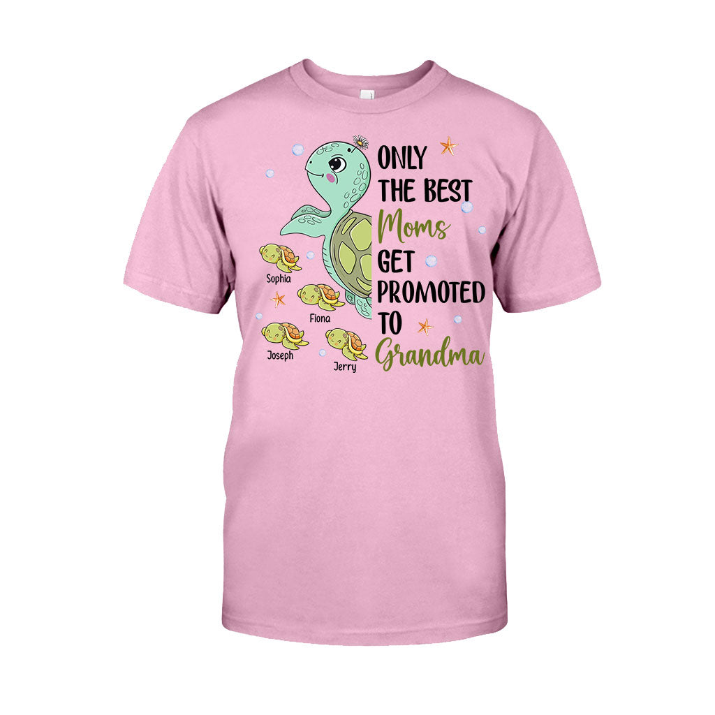 Seules les meilleures mamans deviennent grand-mères - T-shirt et sweat à capuche personnalisés pour grand-mère