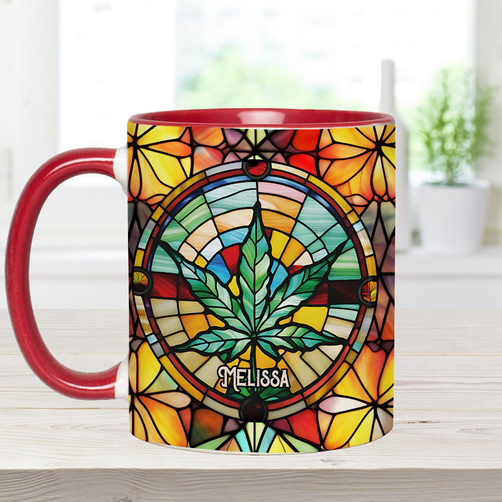 Il est 420 quelque part - Mug personnalisé avec une touche cannabis