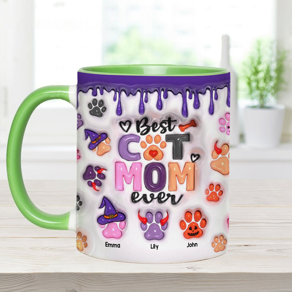 Die beste Hundemama, Katzenmama, Hundepapa, Katzenpapa aller Zeiten – personalisierte Tasse mit Hundemotiv