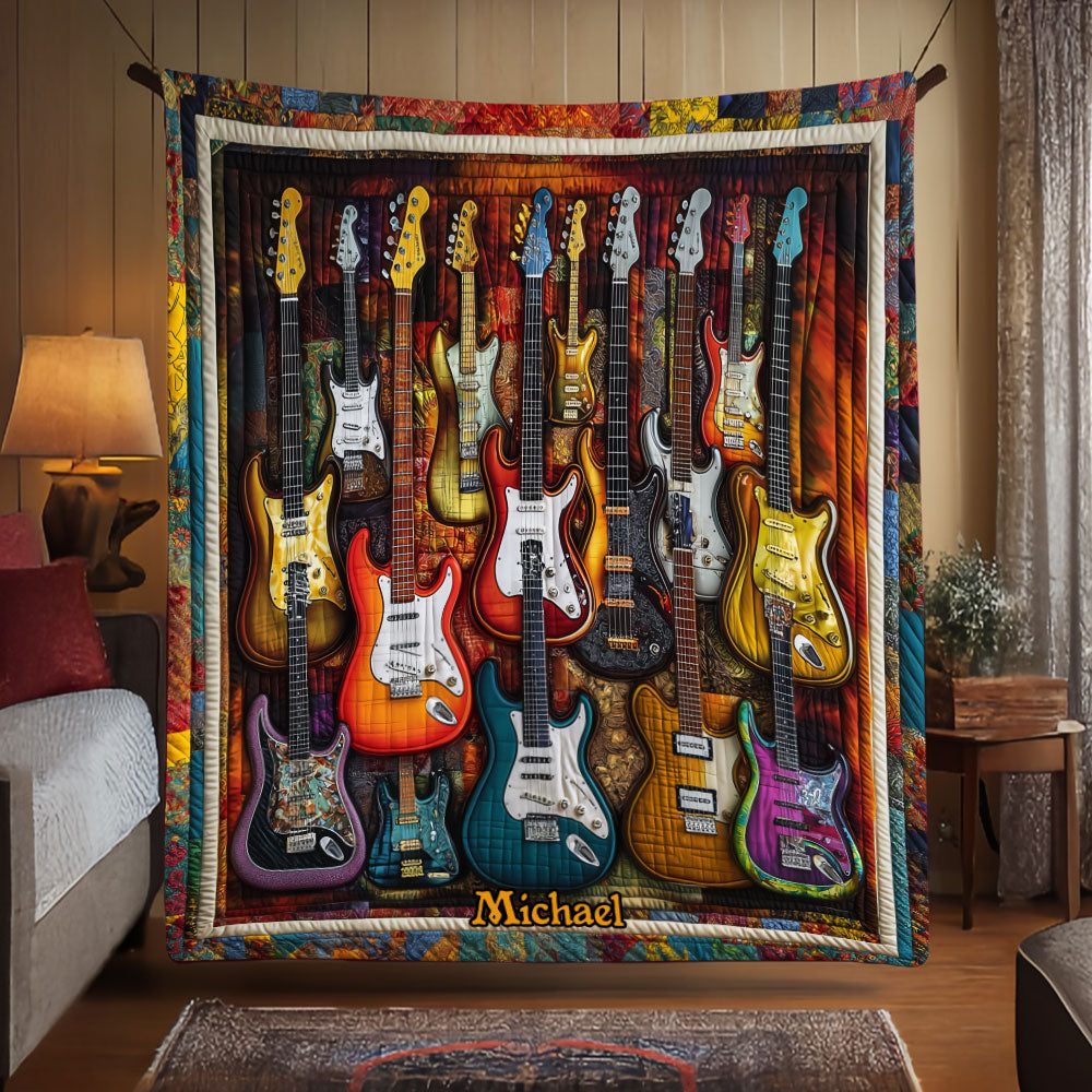 Wunderschöne Gitarren – personalisierte Gitarrendecke