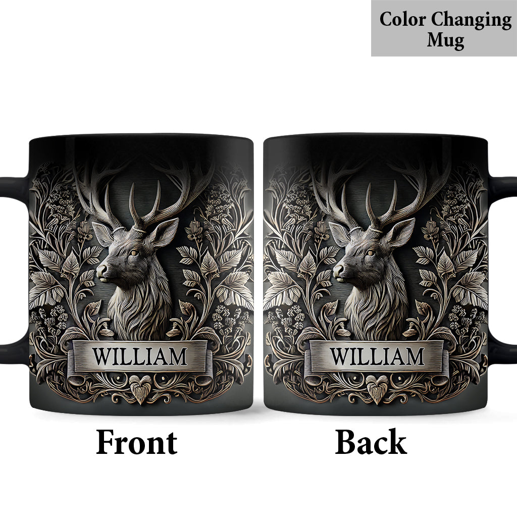 Mug de chasse personnalisé « À la chasse pour la vie »
