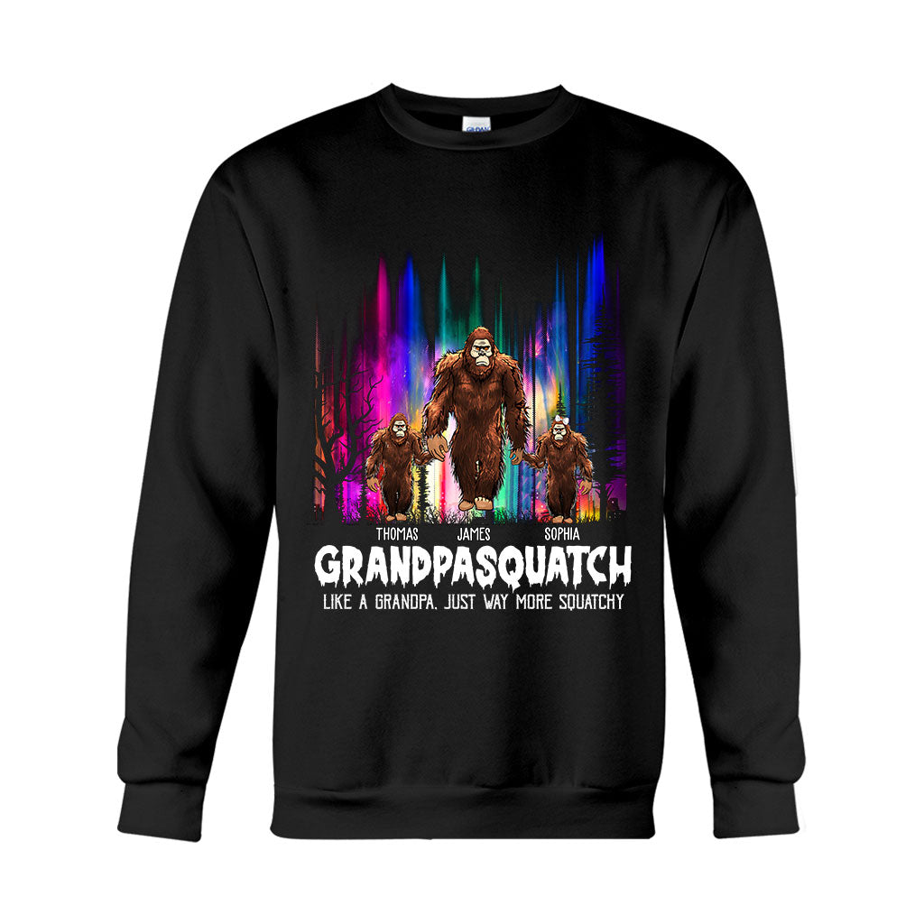 Grandpasquatch - Personalized Grandpa T-shirt And Hoodie
