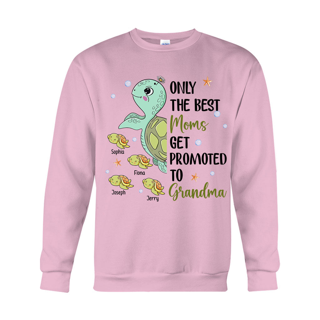 Seules les meilleures mamans deviennent grand-mères - T-shirt et sweat à capuche personnalisés pour grand-mère
