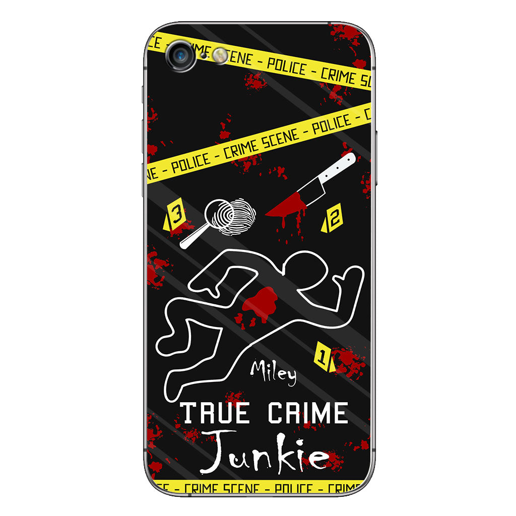 True Crime Junkie – Personalisierte Handyhülle