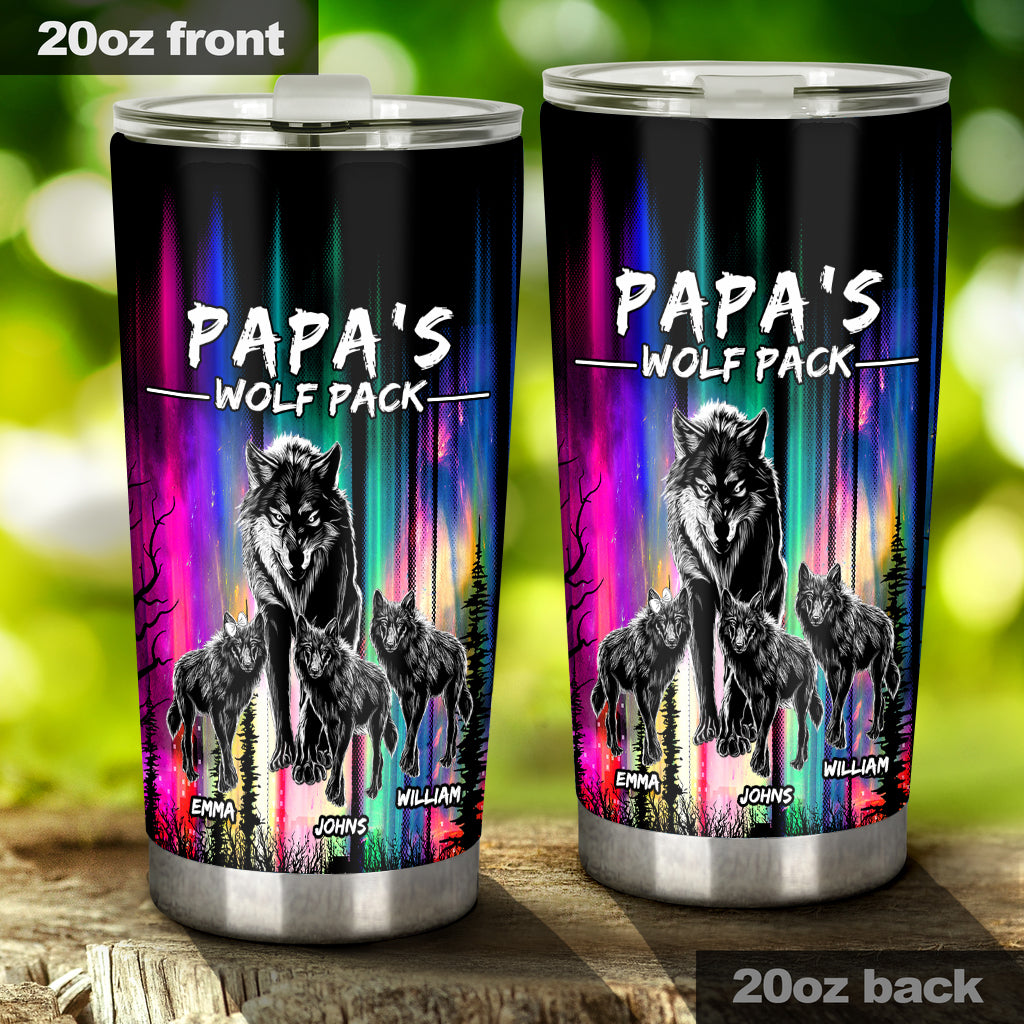 Papa Wolf - Personalized Father Tumbler