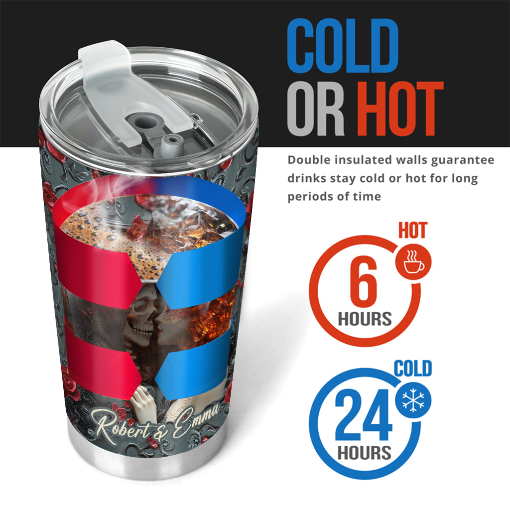 Til Death Do Us Part - Personalized Couple Tumbler