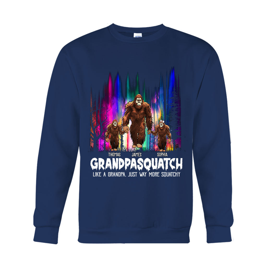 Grandpasquatch - Personalized Grandpa T-shirt And Hoodie