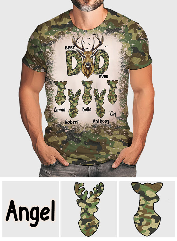 Best Hunting Dad - Personalized Father All Over Shirt