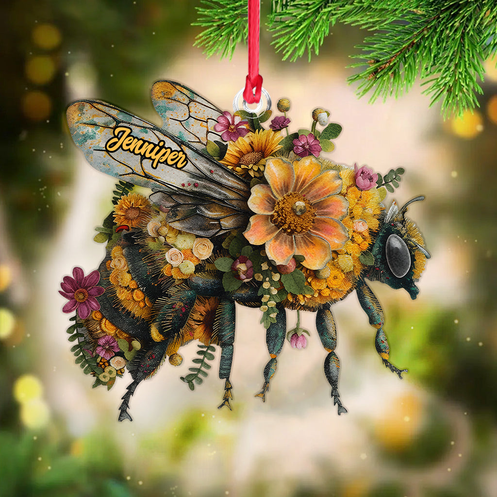 Abeilles - Ornement abeille personnalisé en forme de abeille