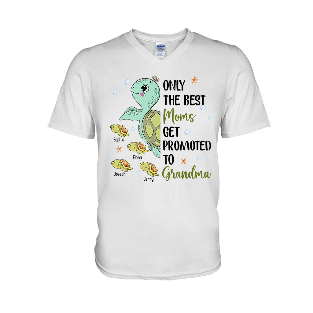 Seules les meilleures mamans deviennent grand-mères - T-shirt et sweat à capuche personnalisés pour grand-mère