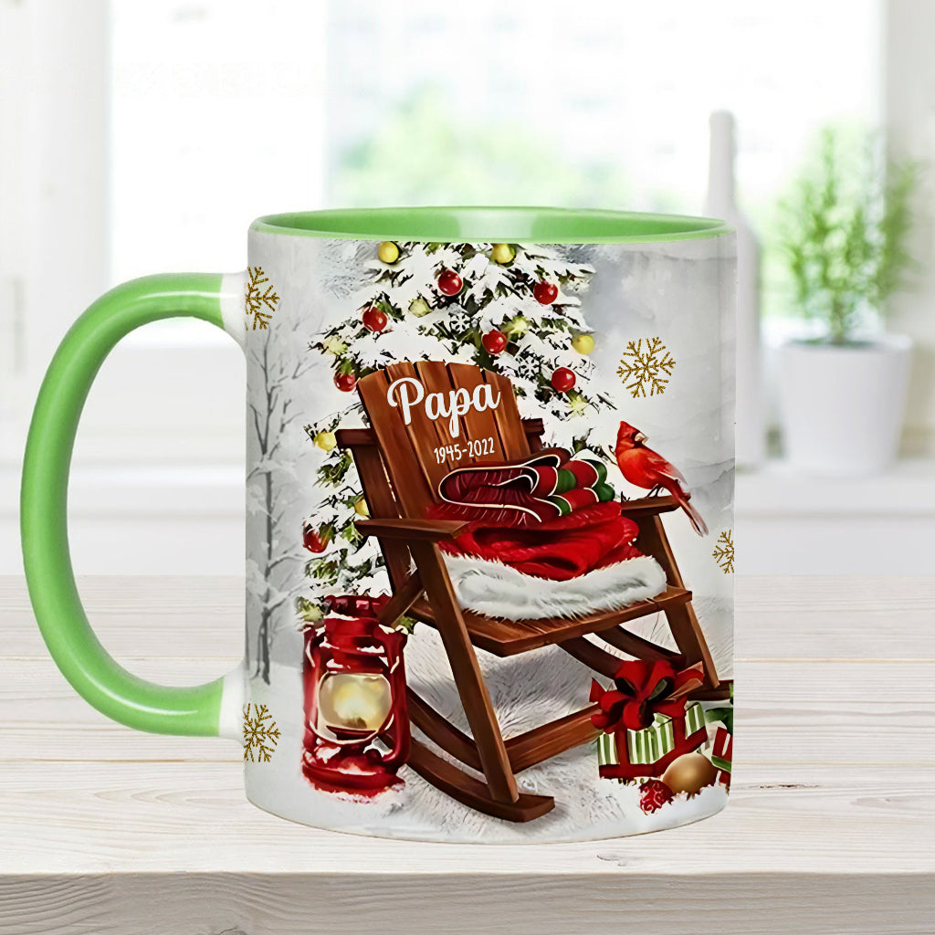 Christmas In Heaven - Personalized Memorial Accent Mug