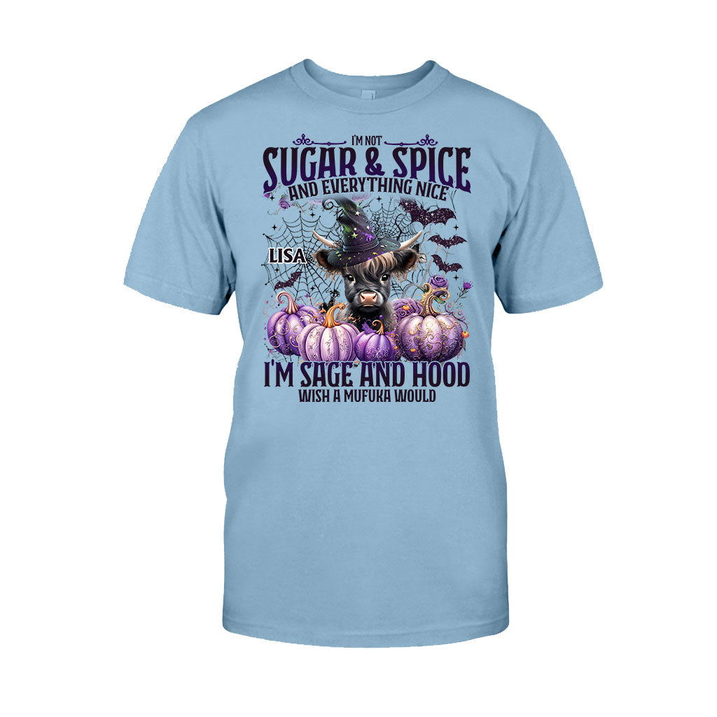 Ich bin nicht Zucker und Gewürze und alles Nette - Personalisiertes T-Shirt und Hoodie