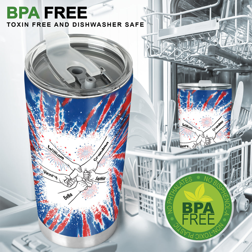 Grandma's Life 4th Of July - Personalized Grandma Tumbler