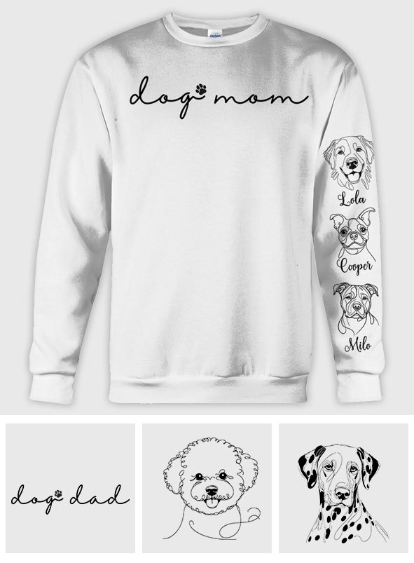 Hundemama - Personalisiertes T-Shirt mit Hundemotiv
