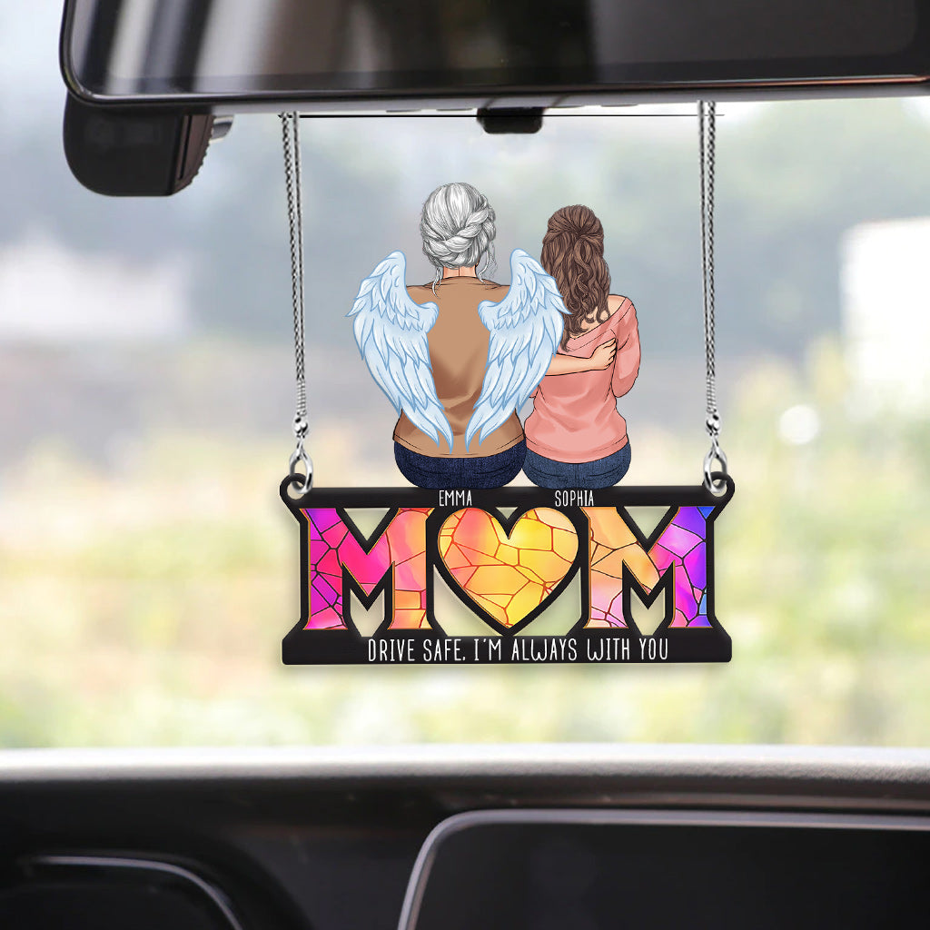 Drive Safe I Love You - Personalized Memorial Transparent Car Ornament