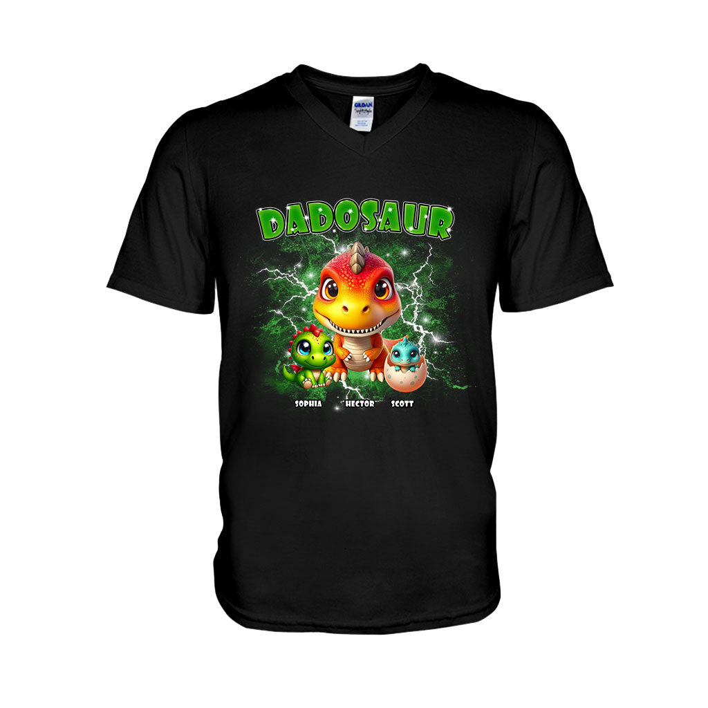 Dadosaur Thunder Bootleg - Personalized Father T-shirt And Hoodie