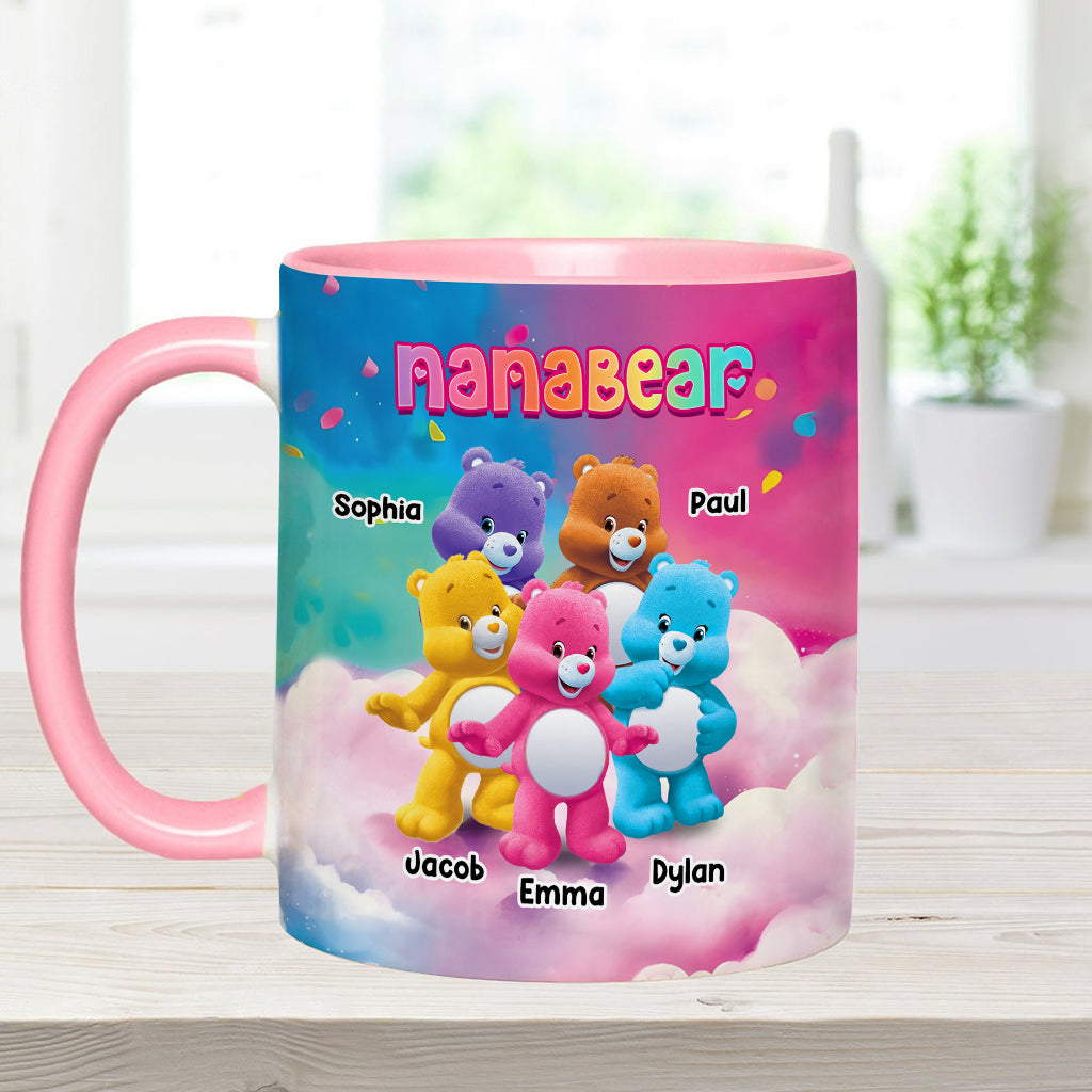 Nanabear - Personalized Grandma Accent Mug