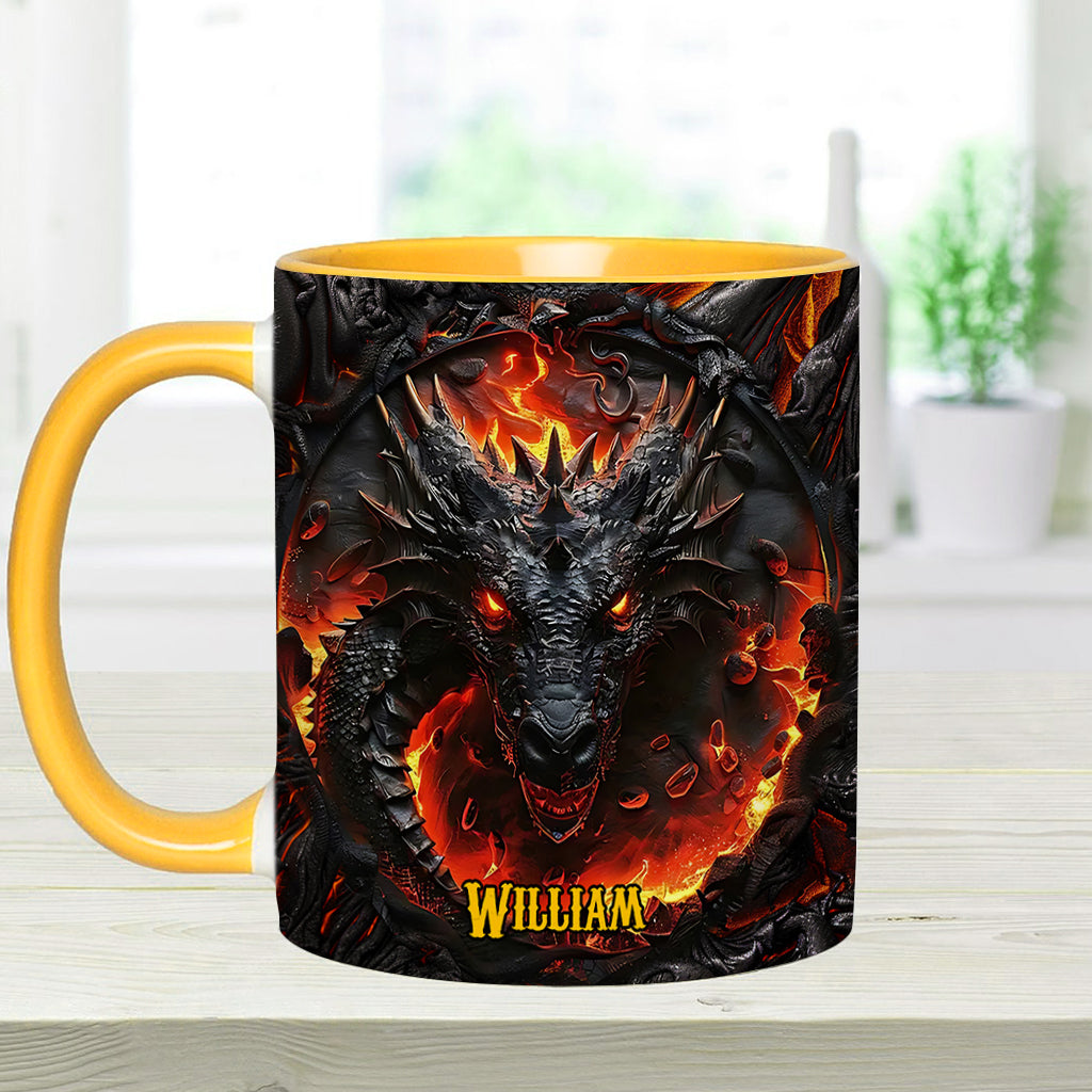 Love Dragons - Personalized Dragon Accent Mug