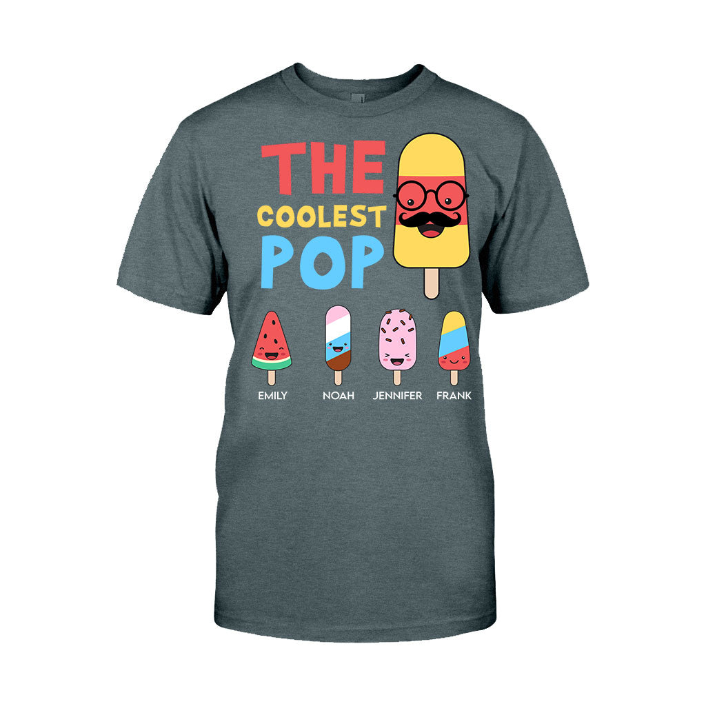 The Coolest Pop - Personalized Grandpa T-shirt And Hoodie