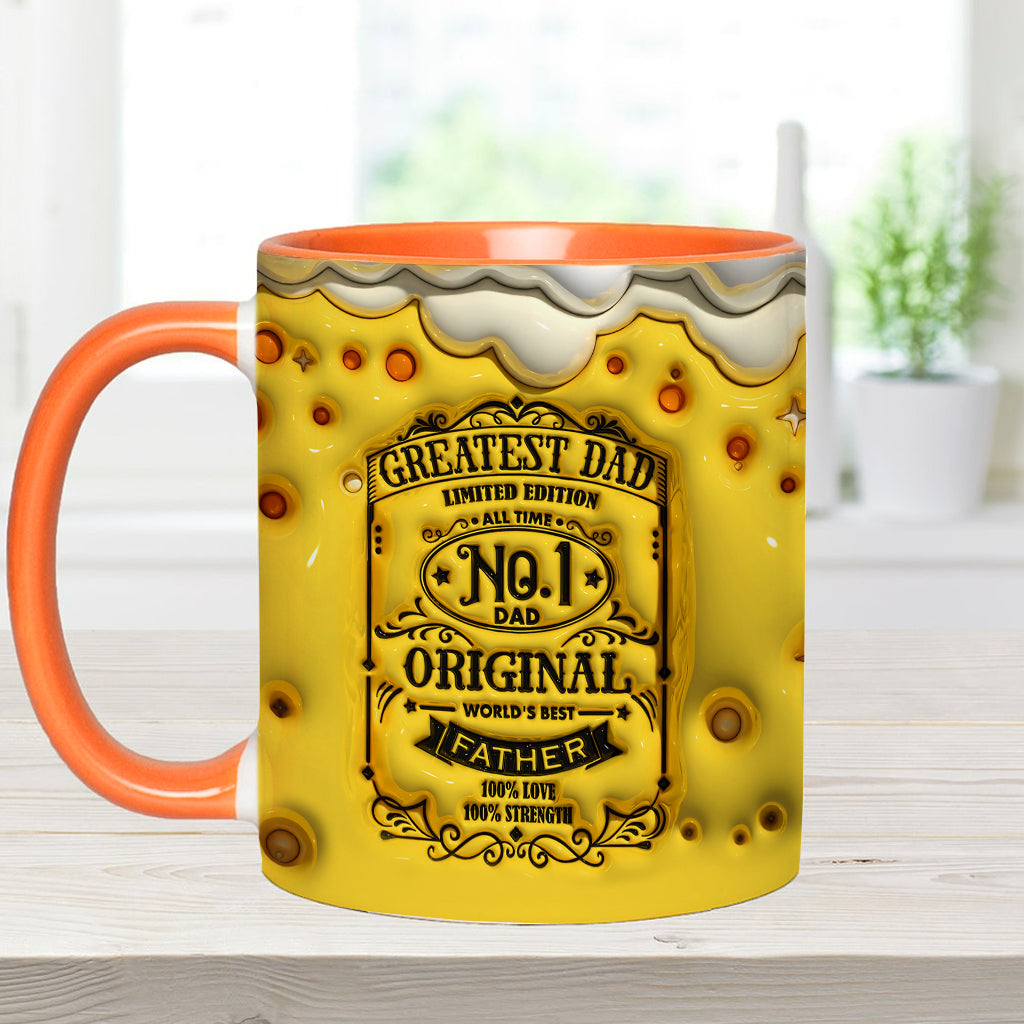 World's Best Dad - Personalized Father Accent Mug