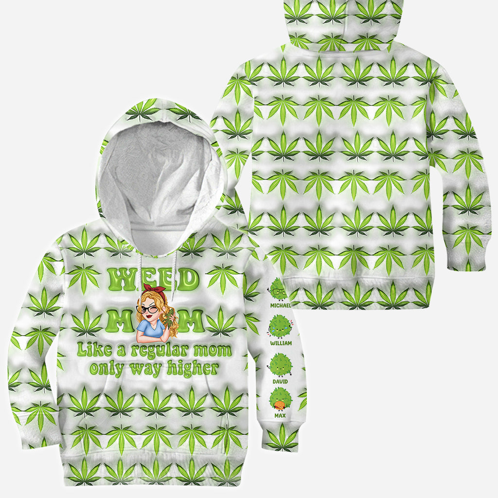 Like A Regular Mom - Personalized Mother All Over Shirt