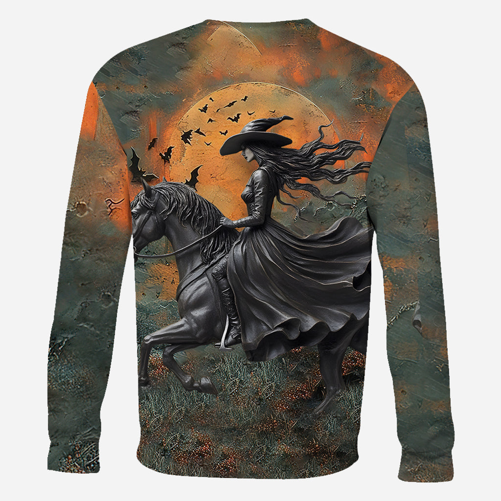 Brooms Are For Amateurs - Personalized Horse All Over Shirt