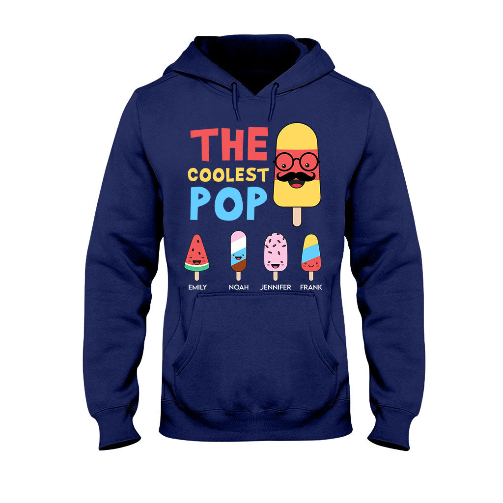 The Coolest Pop - Personalized Grandpa T-shirt And Hoodie
