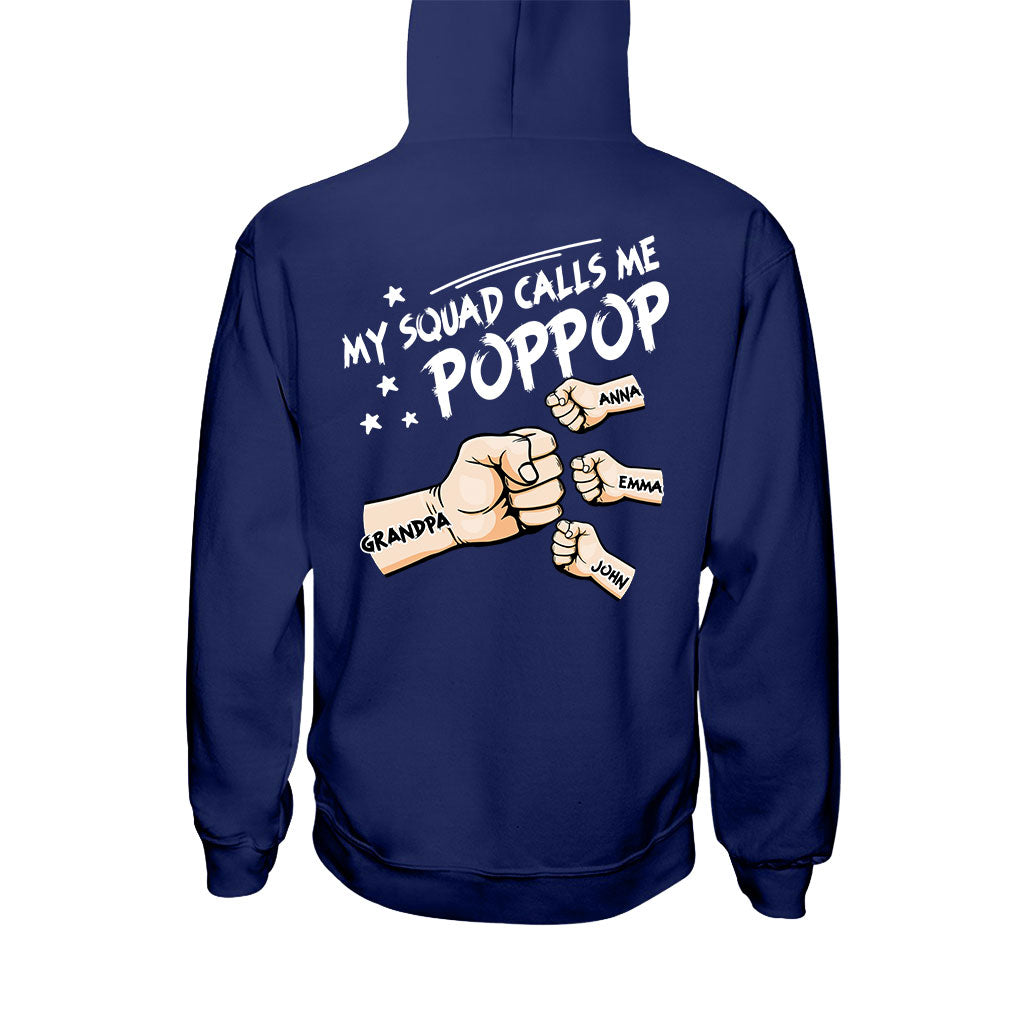 My Squad Calls Me Poppop - Personalized Grandpa T-shirt and Hoodie