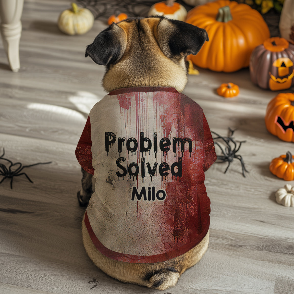 Probleme gelöst – personalisiertes Hunde-Shirt