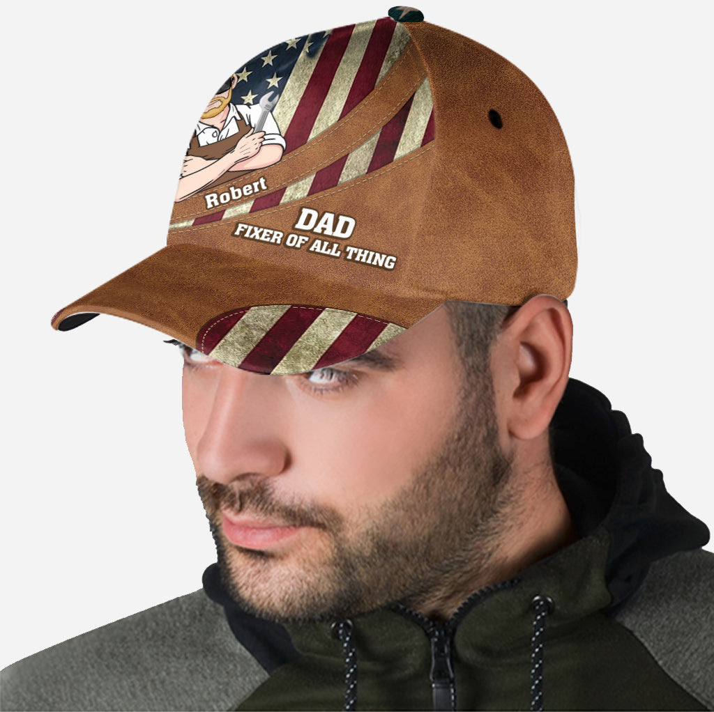 Fixer Of All Things - Personalized Father Classic Cap