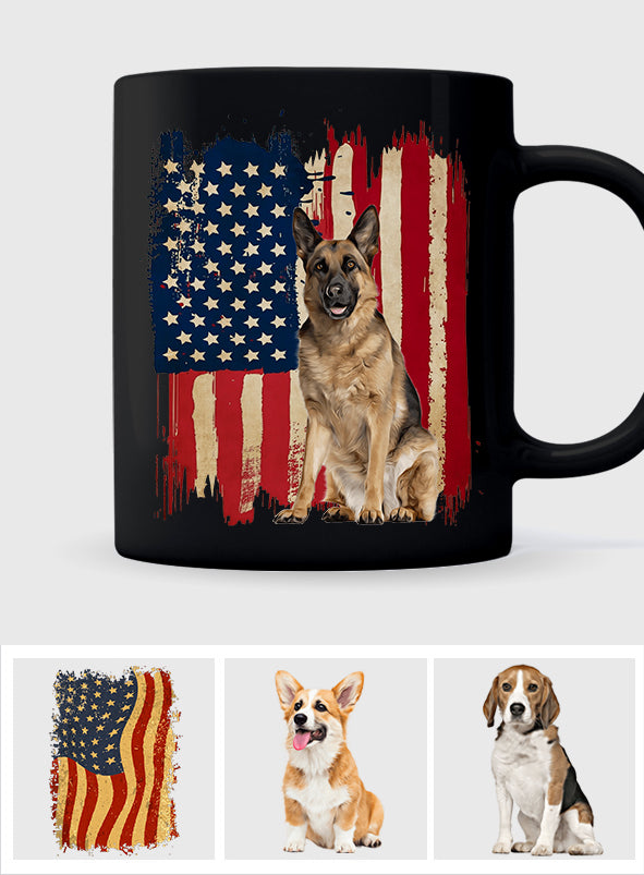 Welpenflagge - Personalisierter Hundebecher
