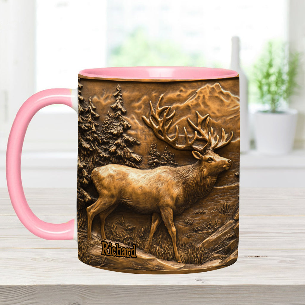 Mug personnalisé sur le thème de la chasse au cerf