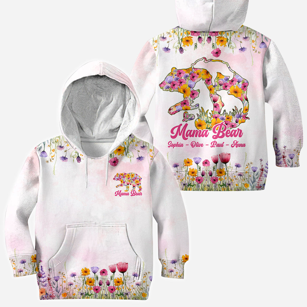 Mama Bear - Personalized Mother All Over Shirt