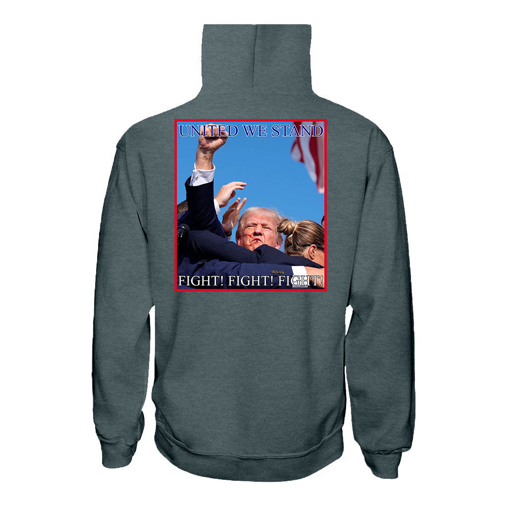 T-shirt « Unis nous sommes forts », T-shirt « Jamais de reddition », T-shirt « Luttons pour l’Amérique », T-shirt « Rassemblement 2024 », T-shirt « Luttons, combattons, combattons »