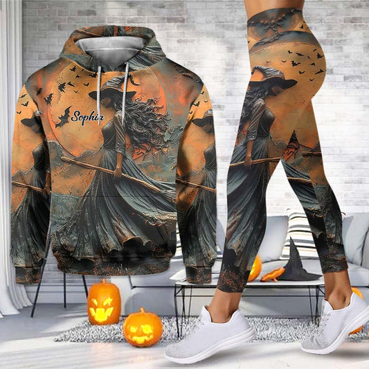 Beautiful Witch - Personalized Witch Hoodie and Leggings