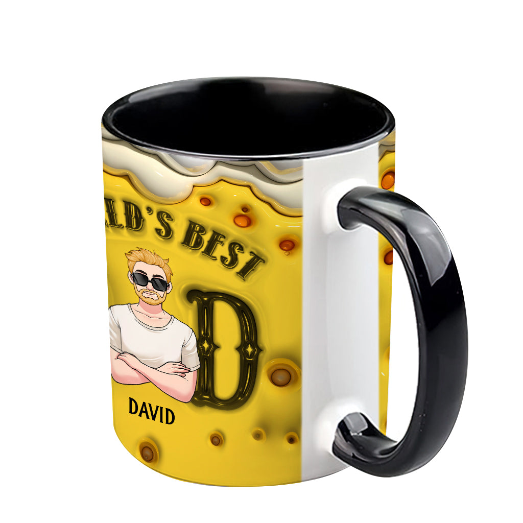 World's Best Dad - Personalized Father Accent Mug