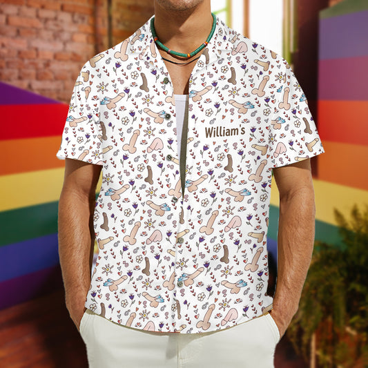 Men's LGBT Gay Pride - Personalized LGBT Support Hawaiian Shirt