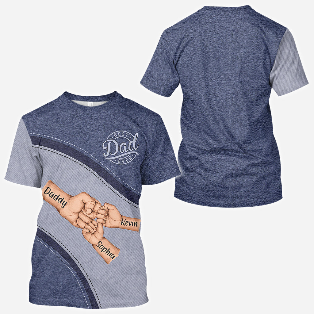 Best Dad Ever - Personalized Father All Over Shirt