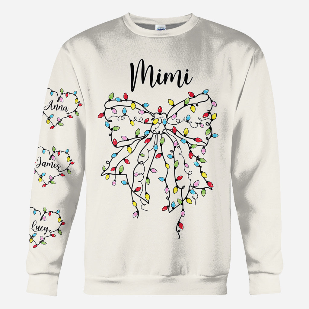 Noël de grand-mère - T-shirt personnalisé pour grand-mère