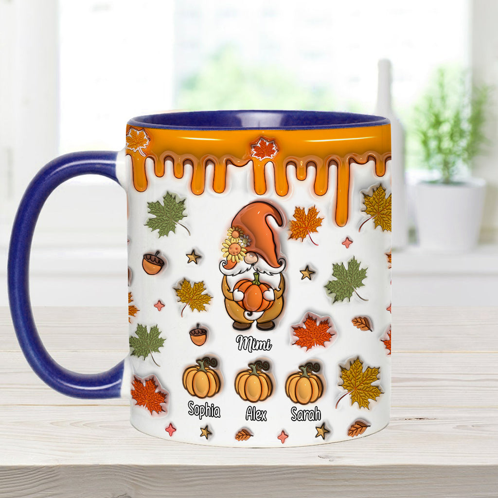 Grandma's Little Pumpkins - Personalized Grandma Accent Mug