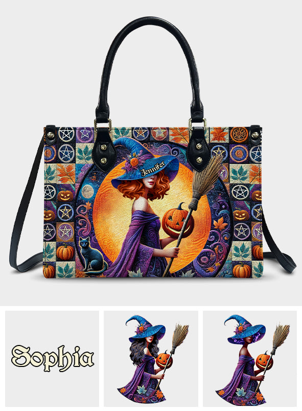Beautiful Witch - Personalized Witch Leather Handbag