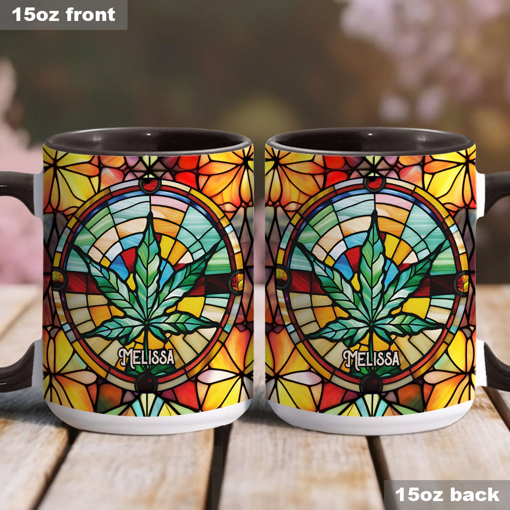Il est 420 quelque part - Mug personnalisé avec une touche cannabis